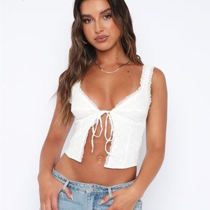 white fox top